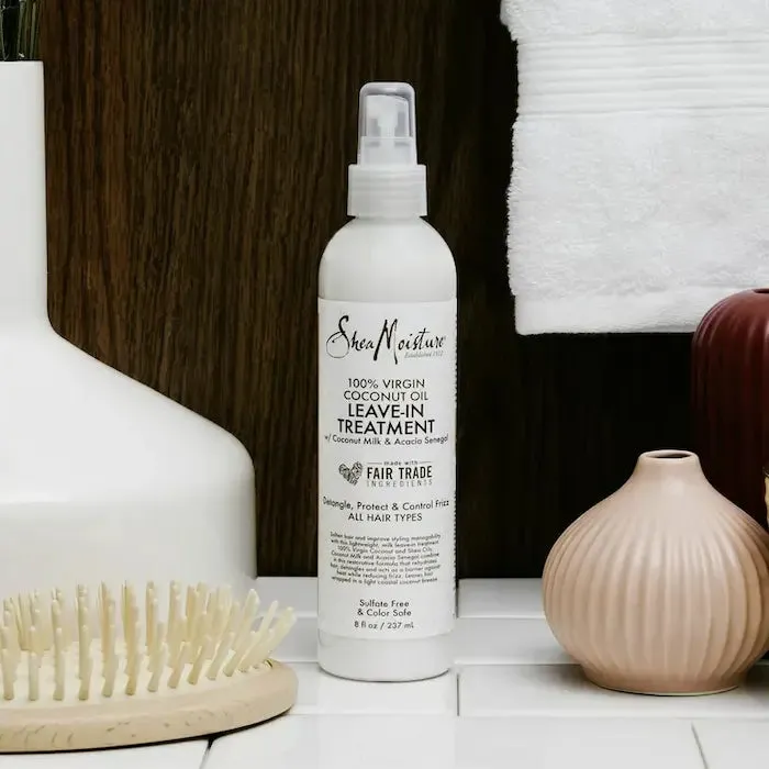 Leave-In Après-Shampooing Spray - Shea Moisture 100% Virgin Coconut Oil