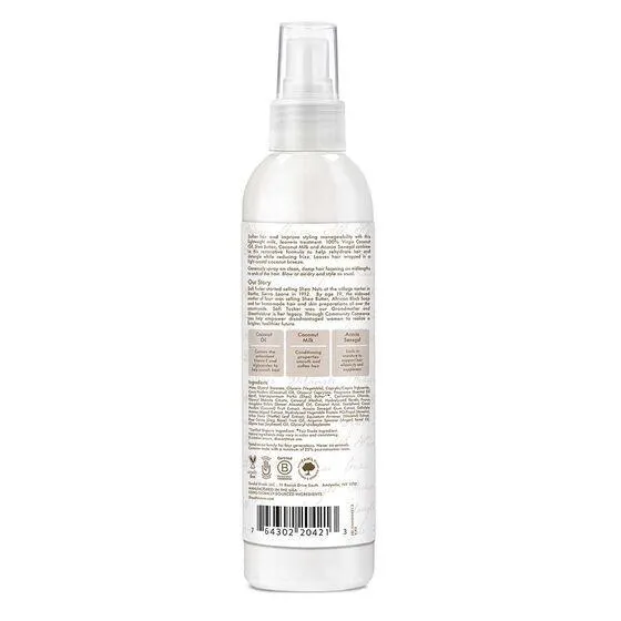 Leave-In Après-Shampooing Spray - Shea Moisture 100% Virgin Coconut Oil