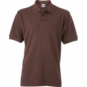 Polo homme workwear - JN830 - marron 